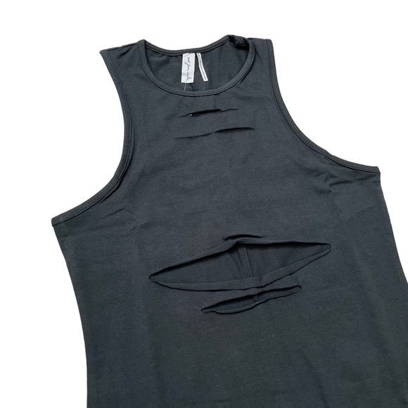 Urban Outfitters Slashed Mini Dress Black Medium - Picture 7 of 13